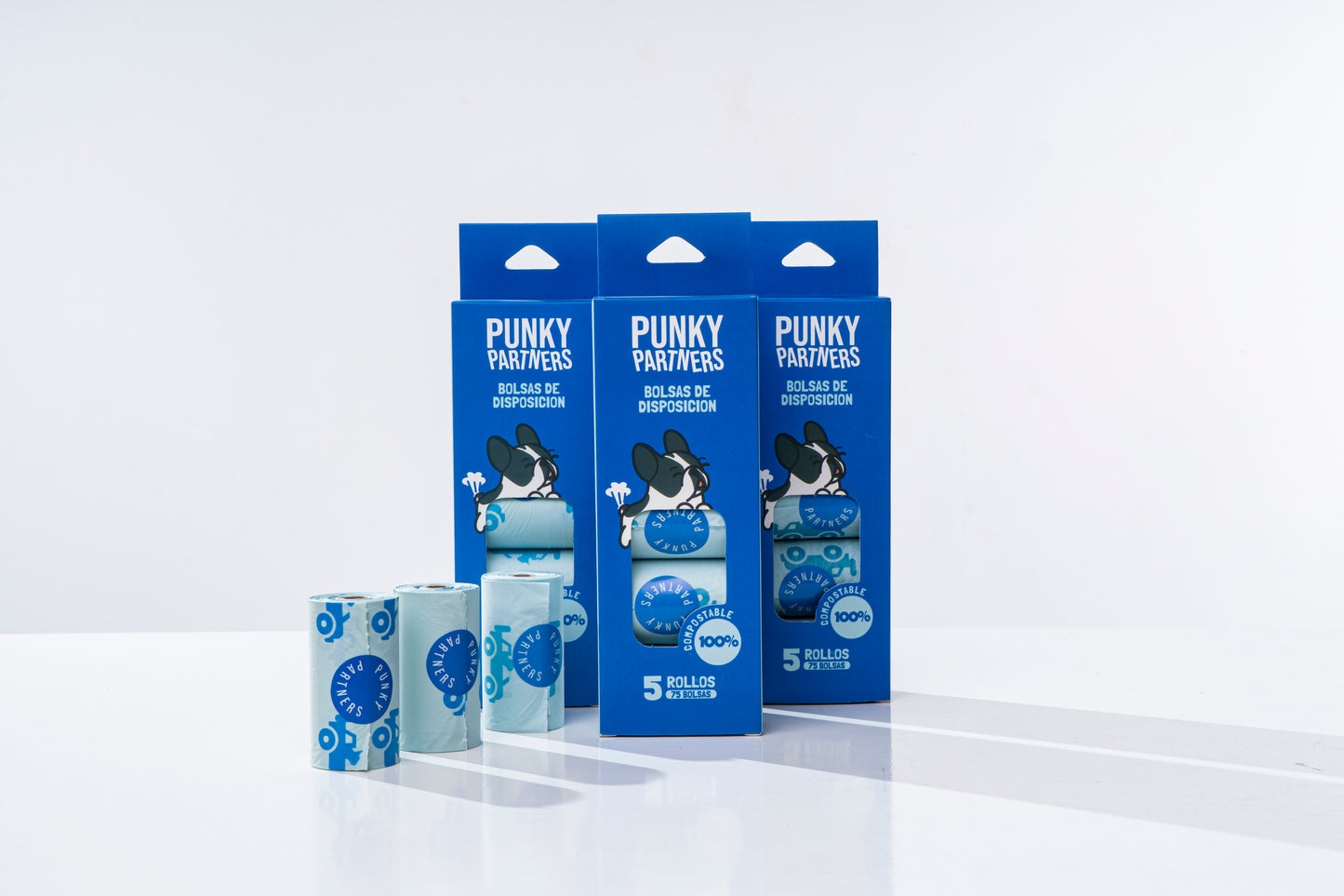 Caja 5 Rollos Punky Partners