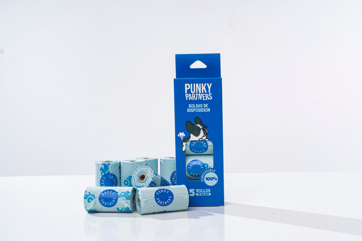 Caja 5 Rollos Punky Partners