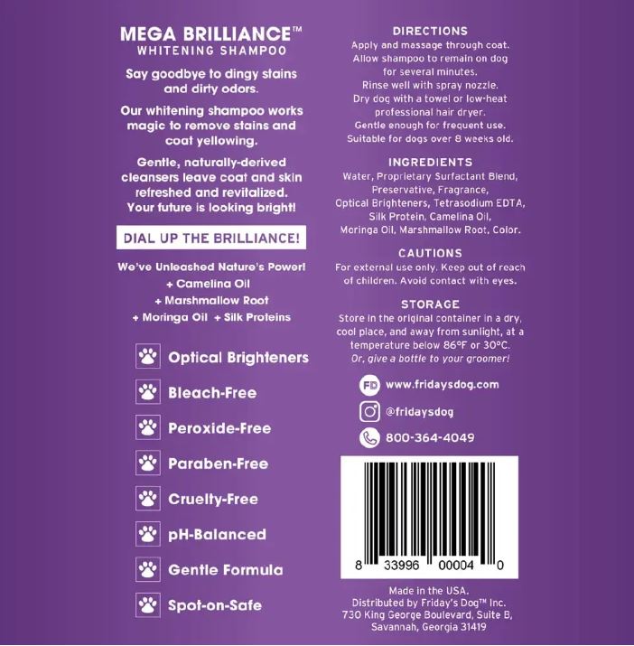 Champú para Perros Mega Brilliance™ Iluminador