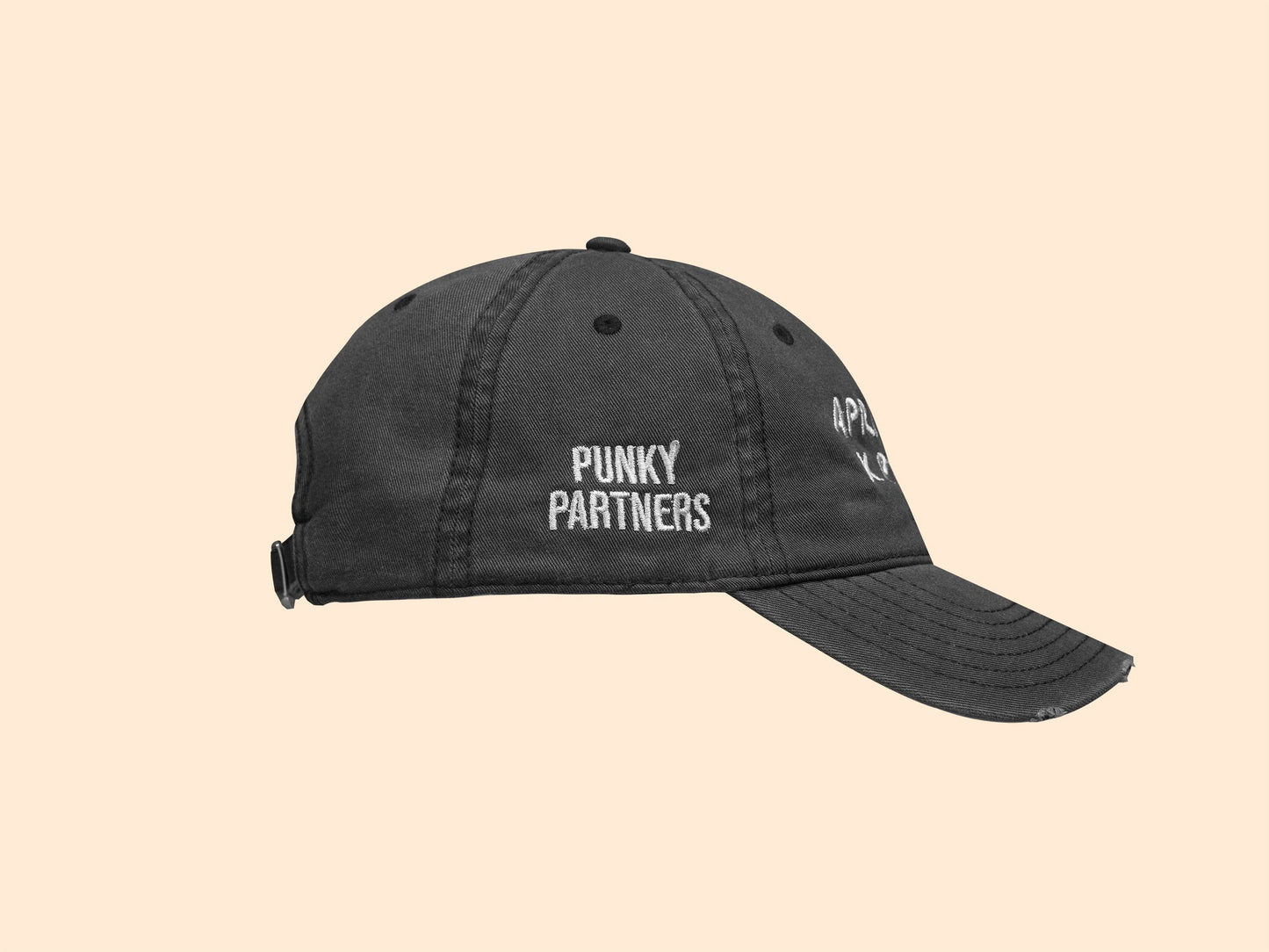 GORRA GRIS PLOMO "APROBADO X PUNKY"